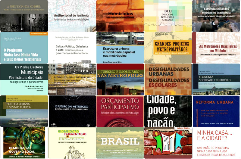 Observatório das Metrópoles disponibiliza 70 livros para download