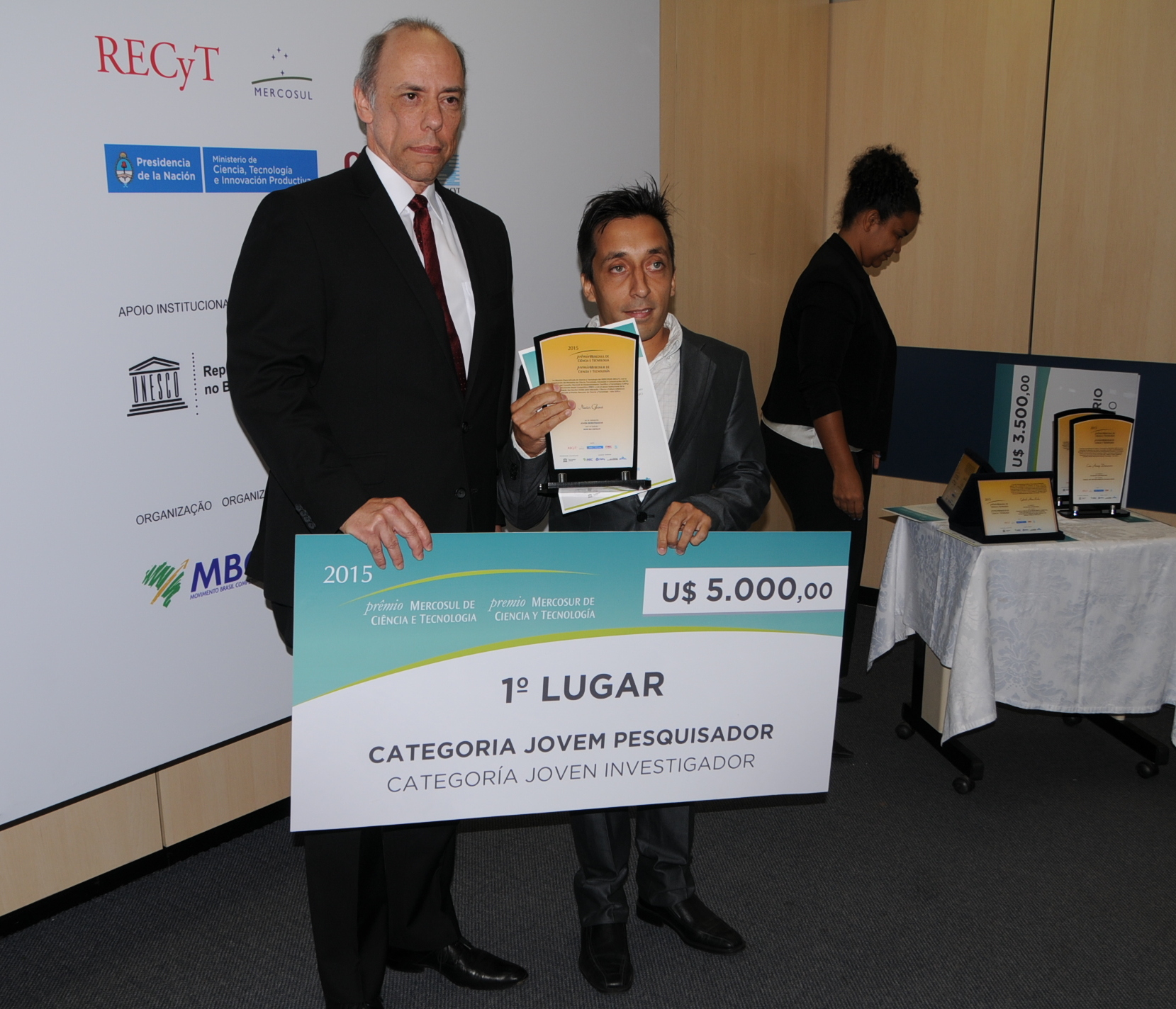  Entrega do Prêmio Mercosul de Ciência e Tecnologia.