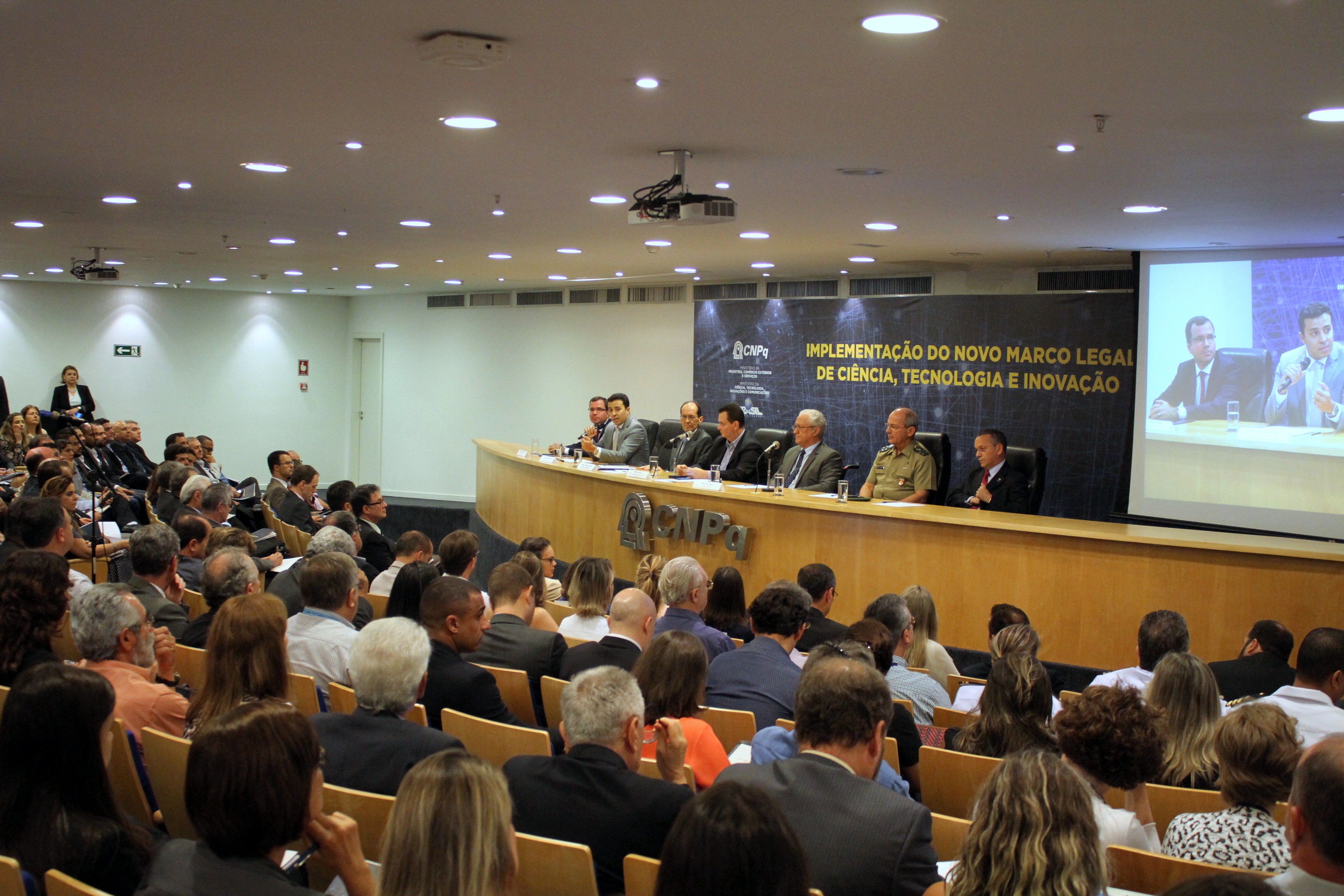 PArticipantes no auditório do CNPq