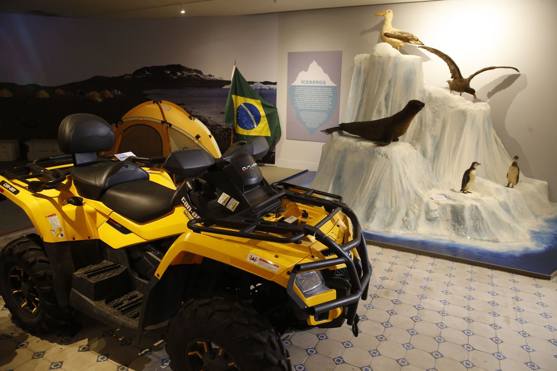 Pesquisa na Antártica é tema de exposição do Museu Nacional