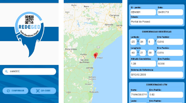 imagem das telas do aplicativo